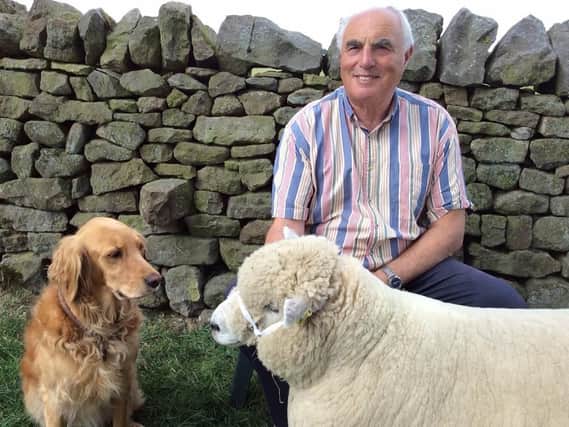Paying tribute to his late wife - Businessman and sheep breeder Stephen Hipps.